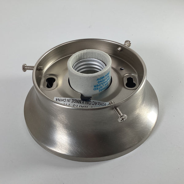 3 1/4 Inch Flush Mount Fixture Fitter / Shade Holder / Base - Vintporium Architectural Salvage