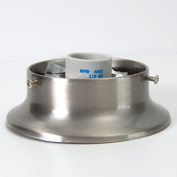 3 1/4 Inch Shade Holder / Fitter. Ceiling or Sconce Fixture Base - Vintporium Architectural Salvage