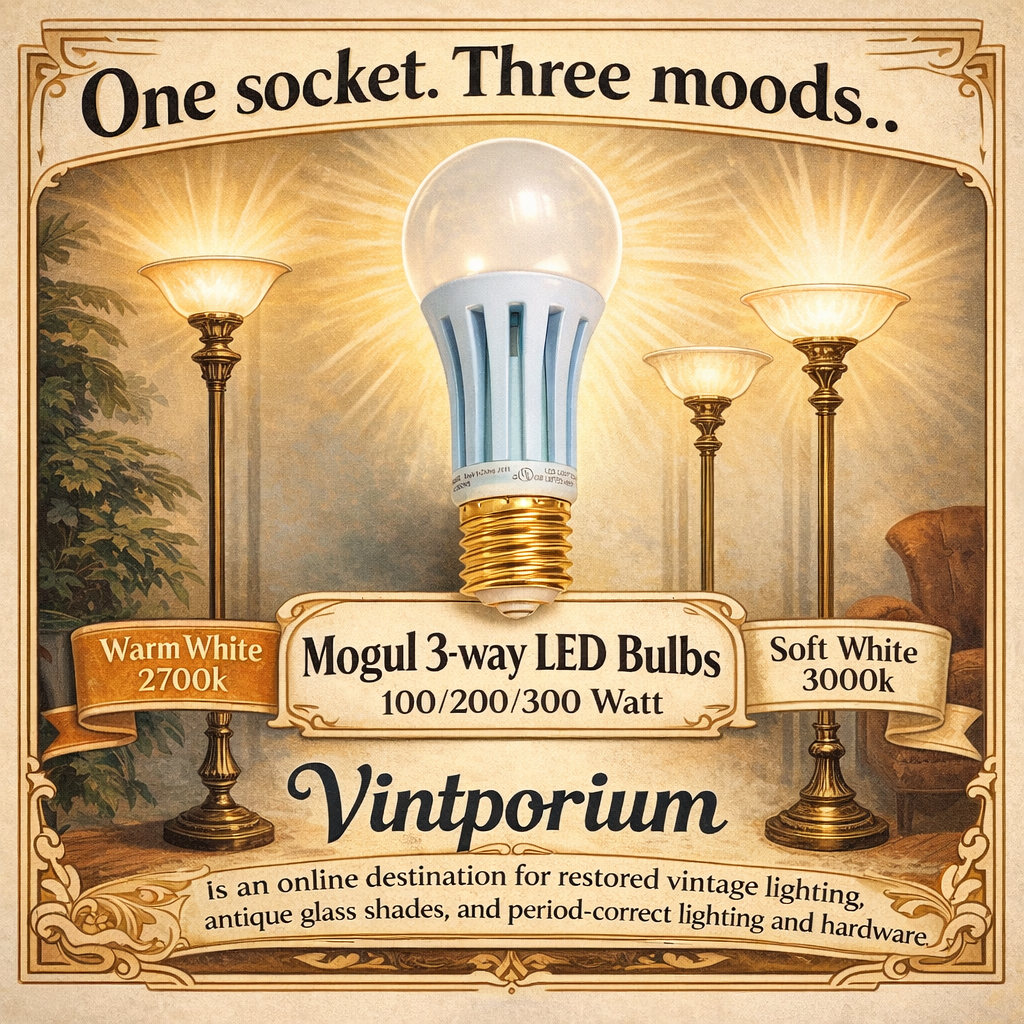 The Mogul Bulb and the 3-Way Lamp: Past and Present
