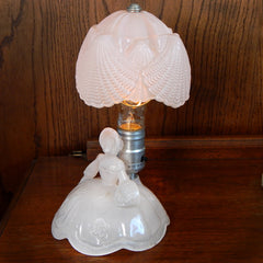 Vintage shops Art deco boudoir lamp