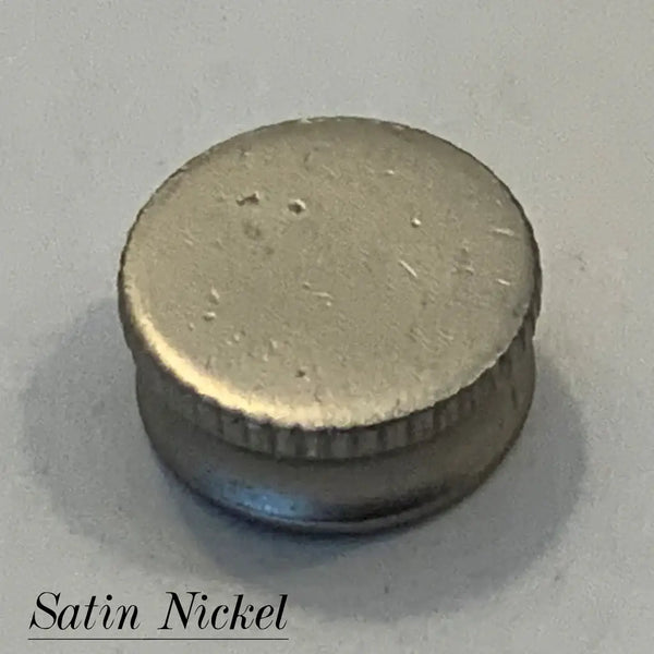 Brass 1/8 ips Light Fixture Finial Cap  Multiple Finishes - Vintporium Architectural Salvage