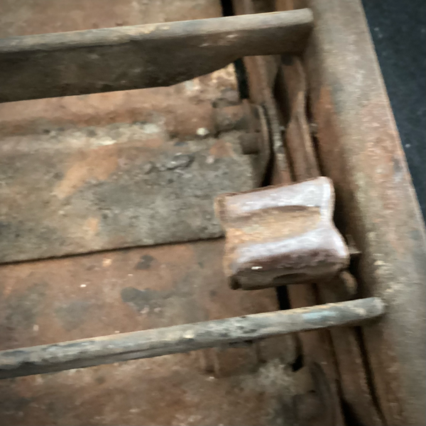 Antique Steel Heat Floor Register - Vintporium Architectural Salvage