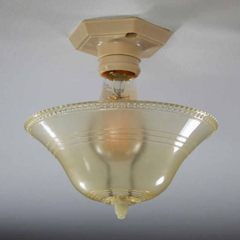 Vintage Hardware & Lighting - 222 Series Close Ceiling Light Mounting Kit  (222-2L-PB)